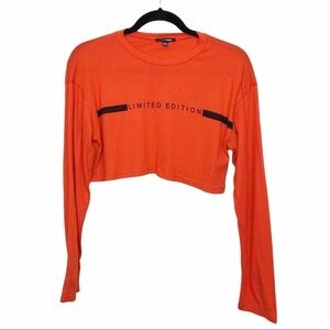 Fashion Nova Limited Edition Long Sleeve Crop Tee